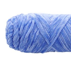 velvet chenille yarn for hand-knitted medium thick faux wool crochet thread diy craft scarf sweater knitting supplies yarn for knitting blankets