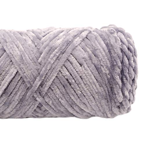 Velvet Chenille Yarn for Hand-Knitted Medium Thick Faux Wool Crochet Thread DIY Craft Scarf Sweater Knitting Supplies Yarn for Knitting Blankets