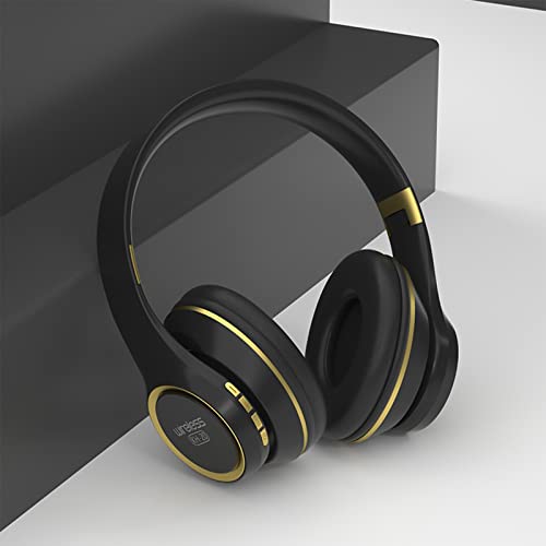 Over-Ear Headphones Wireless Bluetooth Retractable Noise Cancelling Headphones with Built-in Mic Head-Mounted Headphones Wireless Headphones Hifi Stereo, Support Connecting Audio Cable Cool Stuff