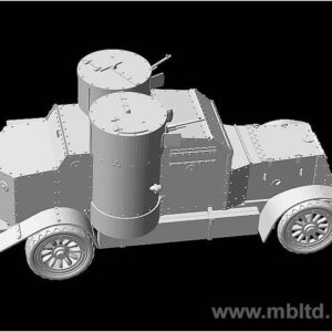 Master Box MB72008 1/72 British Austin Mk.4 Armored Car with Hotchkiss Machine Gun Plastic Model