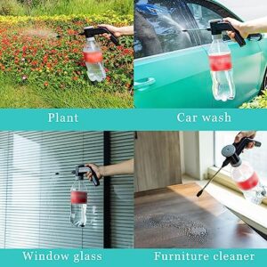 JETASU electric sprayer, garden sprayer you may never have seen, Cola bottle for direct use, USB fast charging with adjustable spout for gardening, Yard, Cleaning