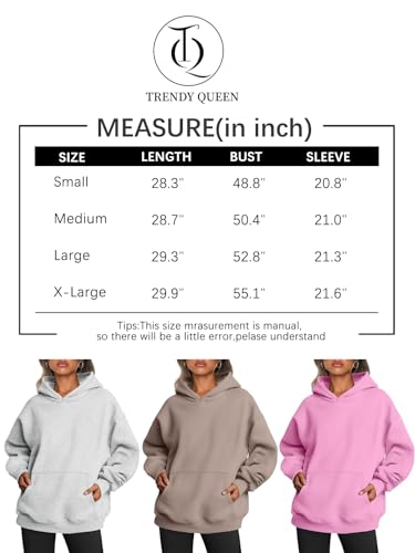 Trendy Queen Hoodies for Women Oversized Sweatshirts Cute Fleece Long Sleeve Sweaters Loose Casual Pullover Fall Outfits Winter Y2k Fashion Teen Girls 2023 Light Green