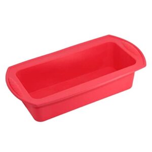 baking mold,cake mould,baking baking silicone bread loaf cake mold non stick bakeware baking pan oven rectangle mould non stick skillet pan pans (color : gr, size : rectangular) ( color : gr , size :