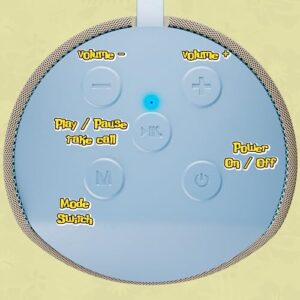 Disney Lilo and Stitch Wireless Bluetooth Speaker- Splashproof Rechargeable Wireless Speaker With 3 Hours Playtime/SD Slot/FM Radio- Stitch Stuff , Disney Stitch Gifts for Girls /Women/Men/All Fans