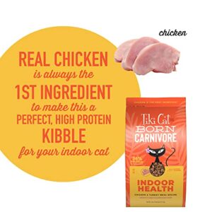 Tiki Cat Born Carnivore Indoor Health Non-GMO, Chicken and Turkey Meal Recipe 3 lbs.