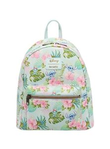 loungefly disney lilo & stitch tropical friends mini backpack