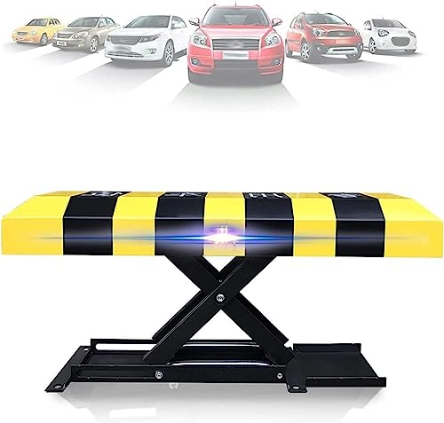 Parking Barrier Post Safety Bollard Automatic Parking Barrier Automatic Parking Lock Carport with Remote Control, Auto Lift Private Car Parking Latch Space Lock, Car Park Driveway Guard Saver