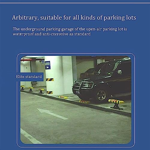 Parking Barrier Post Safety Bollard Automatic Parking Barrier Automatic Parking Lock Carport with Remote Control, Auto Lift Private Car Parking Latch Space Lock, Car Park Driveway Guard Saver