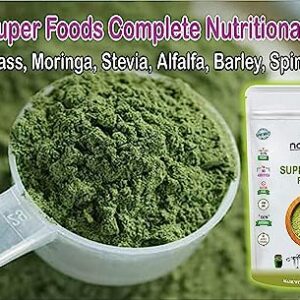 NACHT 7 Daily Super Greens Complete Nutrition Powder | Wheatgrass, Moringa, Stevia, Alfalfa Grass, Barley Grass, Spinach, Amla - 100 GM