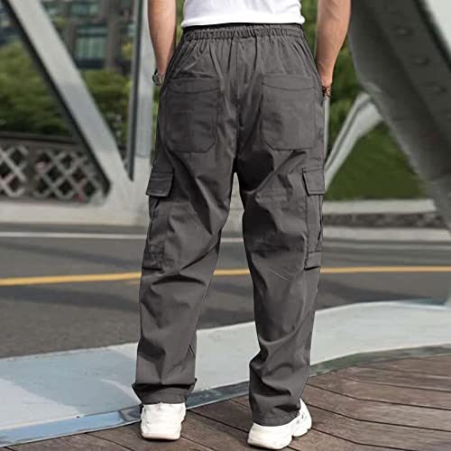 Aipengry Men's Relaxed Straight-fit Cargo Work Pant Men's Tactical Pants Lightweight Men Outdoor Cargo Pant with Multi-Pocket