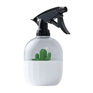 cactus modeling spray bottle gardening spray bottle 500ml small candy colored watering cans animal watering can (white, one size)