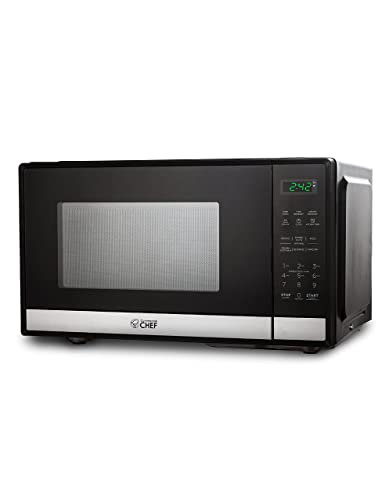 COMMERCIAL CHEF Small Microwave 0.9 Cu. Ft.Countertop Microwave with Touch Controls & Digital Display, Stainless & Keurig K-Classic Coffee Maker K-Cup Pod, Single Serve, Programmable, 6 to 10 oz