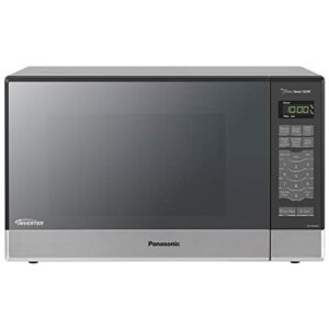 Panasonic Microwave Oven NN-SN686S Stainless Steel Countertop/Built-In with Inverter Technology and Genius Sensor, 1.2 Cubic Foot, 1200W & BELLA 4 Slice Toaster with Auto Shut Off - Extra