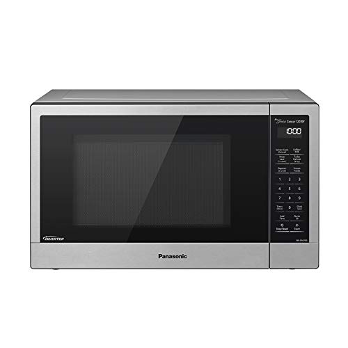 Panasonic NN-SN67K Microwave Oven, 1.2 cu.ft, Stainless Steel/Silver & Nordic Ware Deluxe Plate Cover, 10"