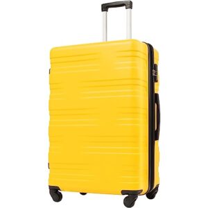 merax carry on luggage checked in luggage suitcase with wheels hard case 24 in luggage expandable with spinner wheels