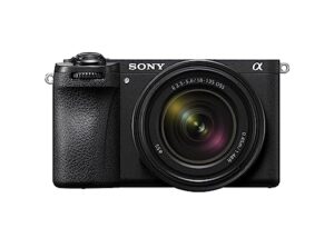 sony alpha 6700 – aps-c interchangeable lens camera with 24.1 mp sensor, 4k video, ai-based subject recognition, log shooting, lut handling and vlog friendly functions and 18-135mm zoom lens