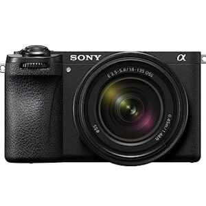 Sony Alpha 6700 – APS-C Interchangeable Lens Camera with 24.1 MP Sensor, 4K Video, AI-Based Subject Recognition, Log Shooting, LUT Handling and Vlog Friendly Functions and 18-135mm Zoom Lens