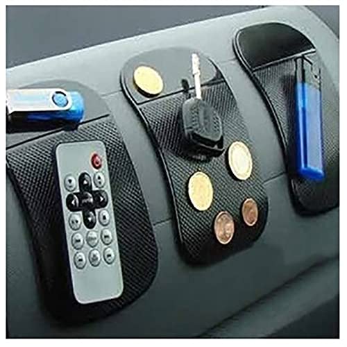 Anti Slip Phone Holder for Car Car Anti-Slip Mat Pads Car Dashboard Sticky Silicone Mat Auto Non-Slip Sticky Gel Pad for Phone Holder Car Styling Interior Anti-Slip Car Dash Sticky Mat (Color : Trans