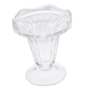 okumeyr ice cream cup cups for glasses clear trifle bowl glass footed tulip bowls glass sundae cups dessert appetizer cup glass transparent footed yogurt bowl glass ice cream dishes