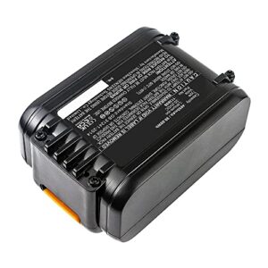 Synergy Digital Lawn Mower Battery, Compatible with AL-KO 34.8 Li Lawn Mover Lawn Mower, (Li-ion, 20V, 4950mAh) Ultra High Capacity, Replacement for AL-KO 113698 Battery