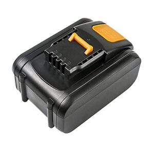 Synergy Digital Lawn Mower Battery, Compatible with Pattfield PE-20 RHB Lawn Mower, (Li-ion, 20V, 4950mAh) Ultra High Capacity, Replacement for Worx WA3553 Battery