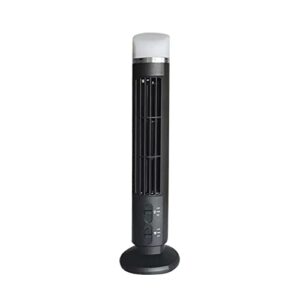 electric household led bladeless tower portable usb charging mini vertical conditioner stand up tower fan for office bedroom home indoor desktop rechargeable fans portable usb clip on