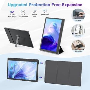 WESTHOD 12" Laptop Monitor Extender, Portable Monitor for Laptop HDMI USB C Portable Screen Extender FHD IPS, Display Travel Gaming Monitor, External Monitor for Laptop PC Mac Phone PS4 Xbox Switch