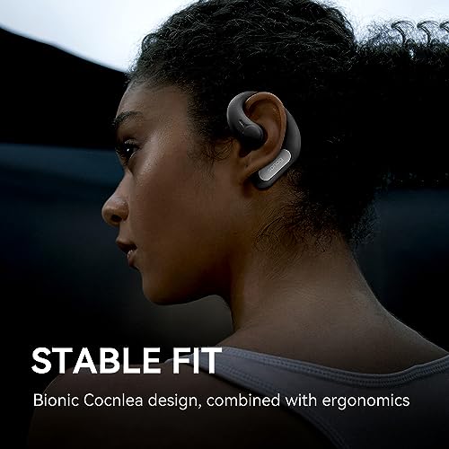 Sanag Open Ear Headphones, Wireless Earbuds with 48H Playtime, Bionic Cocnlea Design, Stable & Fit, Headset with Built-in Mic,Touch Control for Sport, Workouts, Running, Outdoor Safety