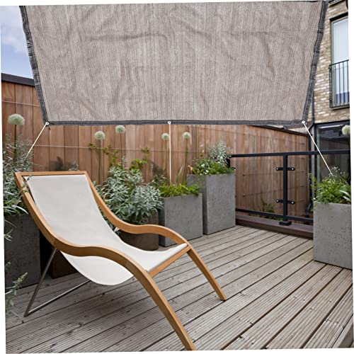 YARNOW Shade Net Outdoor Shade Cloth Plant Shade Cloth Brown Lamp Shade Patio Sun Shade Netting Greenhouse Shade Nets Cloth Sunblock Shade Cloth Sunblock Mesh Sun Mesh Shade Sunshade Net