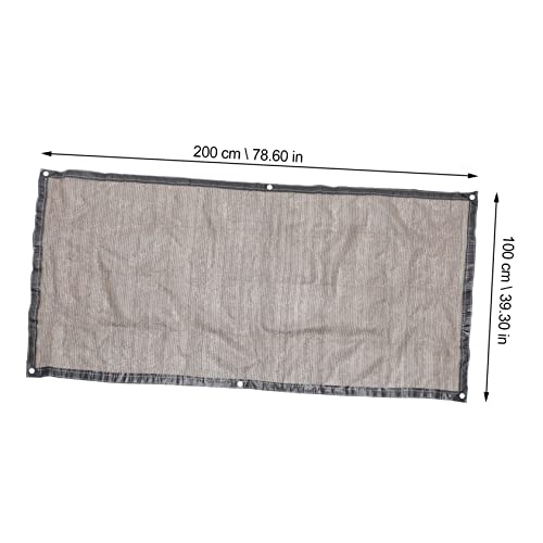 YARNOW Shade Net Outdoor Shade Cloth Plant Shade Cloth Brown Lamp Shade Patio Sun Shade Netting Greenhouse Shade Nets Cloth Sunblock Shade Cloth Sunblock Mesh Sun Mesh Shade Sunshade Net