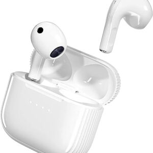 Wireless Headphones, Wireless Earbuds Bluetooth 5.2 Headphones 3D HiFi Stereo Headphones Noise Cancellation in-Ear Built-in Mic with Charging Case, Earphones for iPhone/Samsung/airpod case/Android/iOS