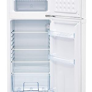 Unique Appliances UGP-170L W 6 Cu. Ft. Solar Powered DC Top Freezer Refrigerator, White; Highly Efficient Insulation Throughout and Simple Effortless Controls; Bottom Crisper