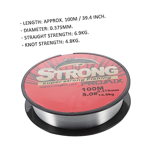 CLISPEED Braided Fishing Line Red Fishing Line Red Braided Fishing Line Outdoor Fishing Equipment Braid Fishing Lines Fishing String The Main Line Taiwan Fishing Fishing Reel Fishing Wire