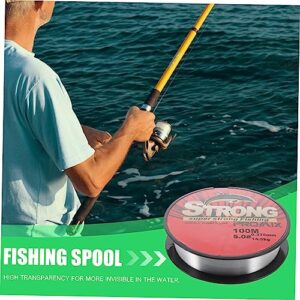 CLISPEED Braided Fishing Line Red Fishing Line Red Braided Fishing Line Outdoor Fishing Equipment Braid Fishing Lines Fishing String The Main Line Taiwan Fishing Fishing Reel Fishing Wire