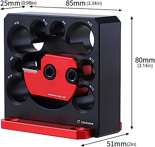 Dowel Maker Jig Kit, Metric 8mm To 20mm Adjustable Dowel Maker, With Carbide Blade, Durable Electric Drill Milling Dowel Round Rod, Dowel Cutter For Wooden Rods Sticks Woodworking Dowel Maker Jig Kit