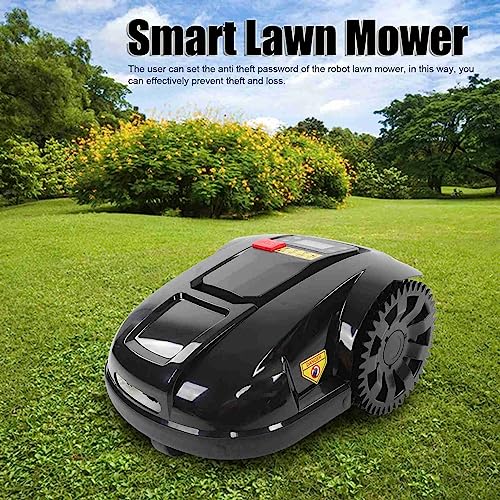 Automatic Intelligent Mowing,Push Mower Garden Tools Machine, Garden Mower Charging Robot 3000Rpm Rainproof 85W Automatic Intelligent Lawn Mowing Machine Lawnmower Weatherproof
