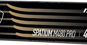 MSI SPATIUM M480 PRO PCIe 4.0 NVMe M.2 4TB Internal SSD PCIe Gen4 NVMe (SPATIUM M480 PRO PCIe 4.0 NVMe M.2 4TB)