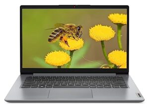 lenovo premium 14" laptop, intel pentium processor up to 3.0ghz, 4gb memory, 256gb ssd, super-fast wifi, hdmi, windows 11 (renewed) (gray)