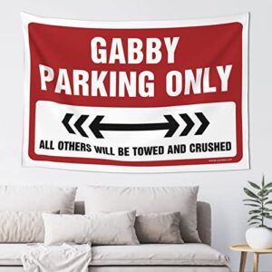 man cave rules gabby parking only tapestry space decor vintage decor (size : 75x100cm)