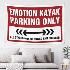 man cave rules emotion kayak parking only tapestry space decor vintage decor (size : 75x100cm)