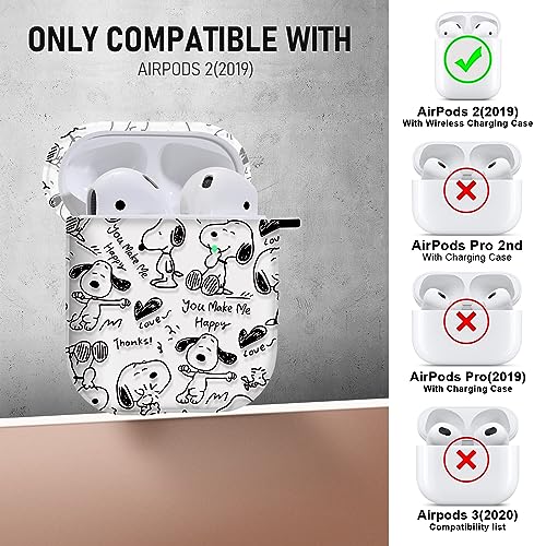 CULIPPA for Airpods 2 Case Cover Cool Creative and Unique Pattern Design Airpods 2nd Generation Silicone Protective Case Portable & Shockproof for Women Men with Lanyard for Apple Airpods 2/1