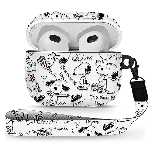 CULIPPA for Airpods 3 Case Cover Creative and Unique Design Airpods 3rd Generation Silicone Protective Case Portable & Shockproof for Women Men with Lanyard for Apple Airpods 3rd 2021