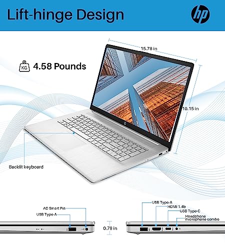 HP 2023 Newest Touchscreen Laptop, 17.3 Inch HD+ Display, AMD Ryzen 5 7530U Processor(Beats i7-1165G7), 16GB RAM, 1TB SSD, Wi-Fi 6, HDMI, Full-Size KB, Webcam, Windows 11 Home, Bundle with JAWFOAL