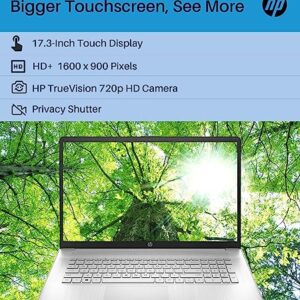 HP 2023 Newest Touchscreen Laptop, 17.3 Inch HD+ Display, AMD Ryzen 5 7530U Processor(Beats i7-1165G7), 16GB RAM, 1TB SSD, Wi-Fi 6, HDMI, Full-Size KB, Webcam, Windows 11 Home, Bundle with JAWFOAL
