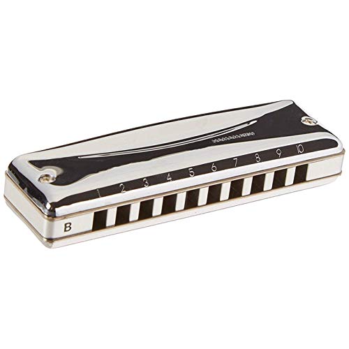 WAAZVXS Diatonic Harmonica 10 Holes 20 Notes Blues Harp Key Of C Professional Musical Instruments (Color : Key of Bb)