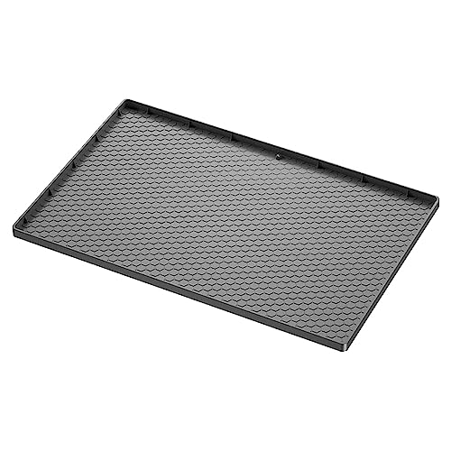 Under Sink Mat for Kitchen Silicone Under Sink Liner Kitchen Bathroom Cabinet Mat and Protector for Leaks Spills Tray Telescope Kitchen Sink Rack (B, One Size)