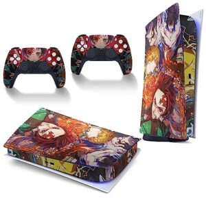 skins for ps5 digital edition stickers,playstation 5 console and controller vinyl anime cover,compatible with playstation 5