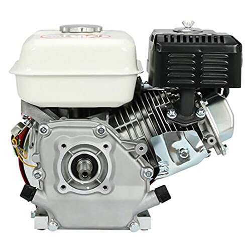 TdiriNar 6.5HP Gas Engine for Honda Gx160, 160CC OHV High Efficience Horizontal Shaft Gasoline Engine, 4-Stroke Manual Pull Single Cylinder Engine Air-Cooled with Air Filter for Lawnmower,Gokart