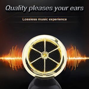 DriSentri Car Speakers, 1200W Car Dome Tweeter, 2pcs Universal 12V Tweeters Mini Horn Music Dome Loudspeaker Audio Speaker for Car Audio System, Car Audio Tweeters