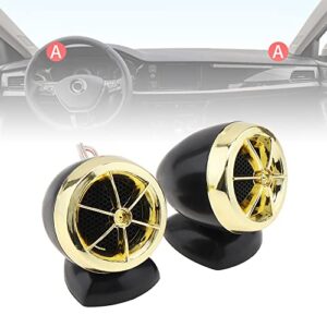 DriSentri Car Speakers, 1200W Car Dome Tweeter, 2pcs Universal 12V Tweeters Mini Horn Music Dome Loudspeaker Audio Speaker for Car Audio System, Car Audio Tweeters